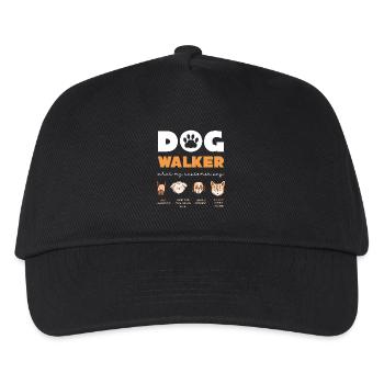 Dog Walker Quotes Collection - Kids’ Baseball Cap - black - Front