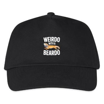 Beardo Lizard Caption Tee - Kids’ Baseball Cap - black - Front