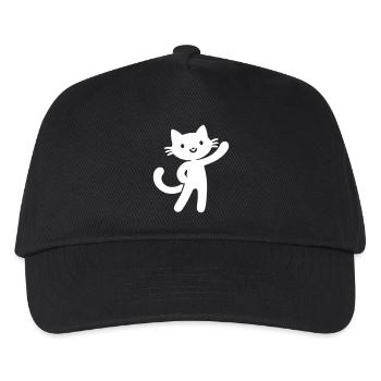 Chat mignon - Casquette de baseball Enfant - noir - Devant
