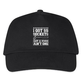 I Got 99 Sockets But A 10mm Ain't One - Kids’ Baseball Cap - black - Front