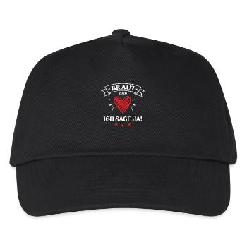 Bride 2026 I SAY YES Engagement Marriage Marriage Proposal - Kids’ Baseball Cap - black - Front