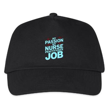 Infirmière praticienne Ma passion Ma Infirmerie Avancée - Casquette de baseball Enfant - noir - Devant