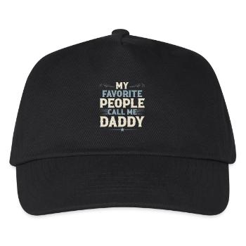 Dad Father Father's Day - Kids’ Baseball Cap - black - Front