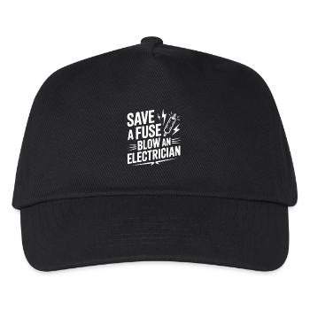 Save a Fuse Blow an Electrician - Kids’ Baseball Cap - black - Front