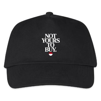 Not Yours To Buy Greenland Sovereignty Policy - Kids’ Baseball Cap - black - Front