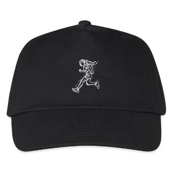 Runner Sketch - Kids’ Baseball Cap - black - Front