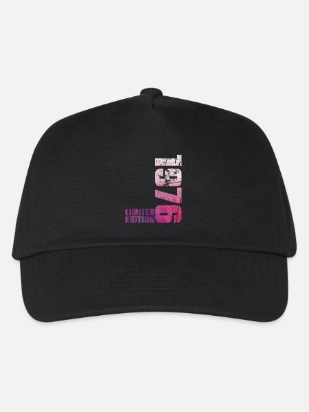 50ème Anniversaire Homme Femme 50 ans 1976 Cadeau - Basecap til børn - sort