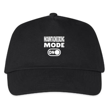 Mountaineering Mode ON – Summit in sight - Kids’ Baseball Cap - black - Front