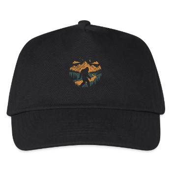 Bigfoot Night Walk - Kinder Basecap - Schwarz - Vorne