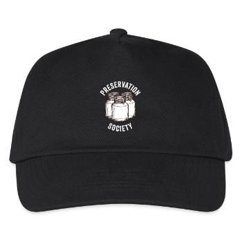 Funny Canning Preservation Gesellschaft - Kinder Basecap - Schwarz - Vorne