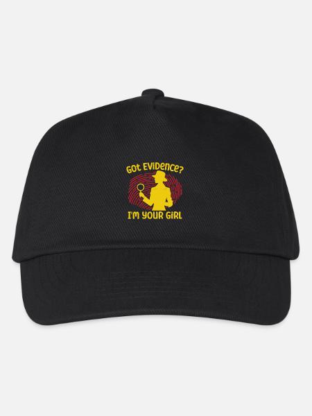 Forensic Science Major Got Evidence I ́m Your Girl - Kids’ Baseball Cap - black