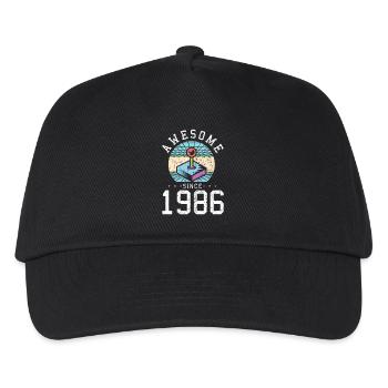 Folie depuis le joystick d’arcade de 1986 - Casquette de baseball Enfant - noir - Devant