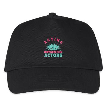 Théâtre de comédie musicale Acting Oxygen For Actors Theater - Casquette de baseball Enfant - noir - Devant