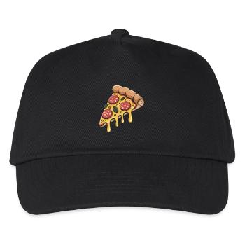 Pizza Pizza Maker - Kids’ Baseball Cap - black - Front
