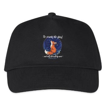 Fuchs Christlich - Kinder Basecap - Schwarz - Vorne