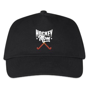 Feldhockey-Mama - Kinder Basecap - Schwarz - Vorne
