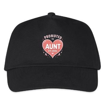 Tante 2026 Tante 2026 Befördert zu Tante 2026 - Kinder Basecap - Schwarz - Vorne