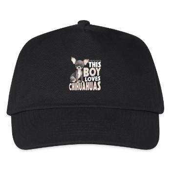 Chihuahua Chihuahueño Boy This Boy - Kids’ Baseball Cap - black - Front