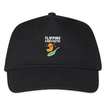 Pfannkuchen - Kinder Basecap - Schwarz - Vorne