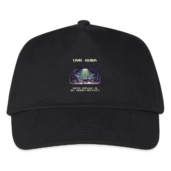 UVB Aura Active | Terrarium Light Reptiles - Kids’ Baseball Cap - black - Front