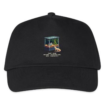 Save Before New Entry | Terrarium Vergesellung - Kids’ Baseball Cap - black - Front