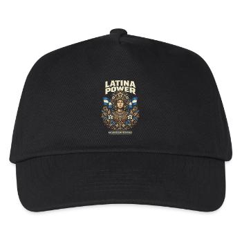 Nicaragua Latina Power Nicaraguan Heritage - Kids’ Baseball Cap - black - Front