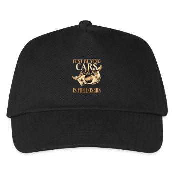 Classic Car Collector Just Buying Cars - Kids’ Baseball Cap - black - Front