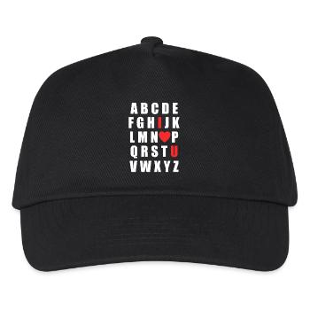Valentine's Day Design – Romantic Gift Love - Kids’ Baseball Cap - black - Front