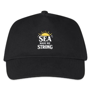 Seemannschaftsgeschenk Für Deckhand Ocean Work - Kinder Basecap - Schwarz - Vorne