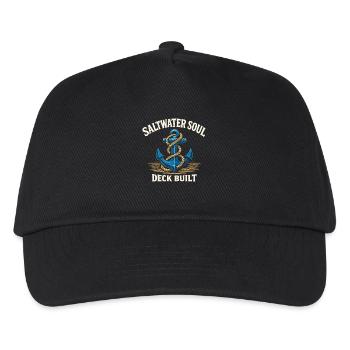 Seemannschaftsgeschenk Für Deckhand Ocean Work - Kinder Basecap - Schwarz - Vorne