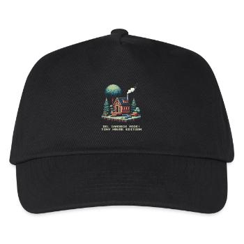 Mode bac à sable IRL | Mode de vie dans les maisons miniatures - Casquette de baseball Enfant - noir - Devant