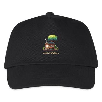 Storage space revised | Tiny House Order - Kids’ Baseball Cap - black - Front