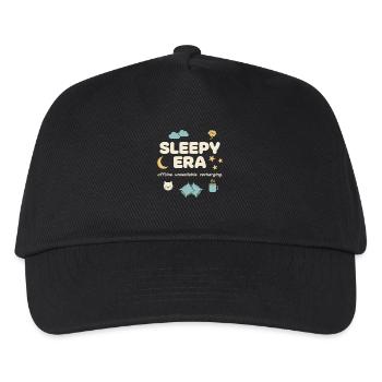 Sleepy Era Offline Recharging Relaxation - Kids’ Baseball Cap - black - Front