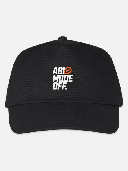 Abio Mode Off - Kids’ Baseball Cap - black