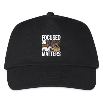 New Years Resolution Motivational Quotes - Kids’ Baseball Cap - black - Front
