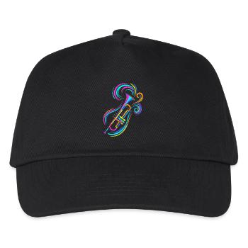 Trumpet - Kids’ Baseball Cap - black - Front