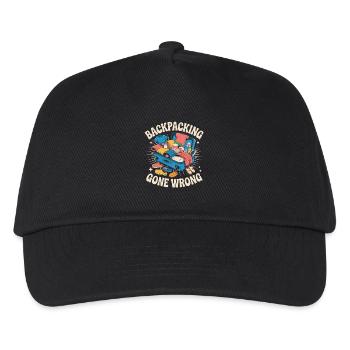 World Trip présente : Les meilleurs voyages en randonnée - Casquette de baseball Enfant - noir - Devant