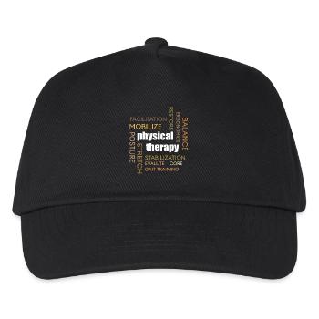 Nuage de mots en physiothérapie : Mobilisation - Casquette de baseball Enfant - noir - Devant