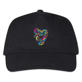 Breakdance - Kinder Basecap - Schwarz - Vorne