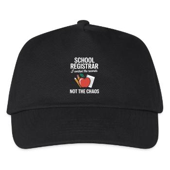 Secrétaire d’école Don scolaire - Casquette de baseball Enfant - noir - Devant