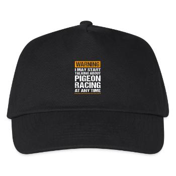 Pigeon Race Pigeon Pigeons - Kids’ Baseball Cap - black - Front