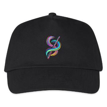 Colorful Flute - Kids’ Baseball Cap - black - Front