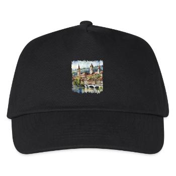 Berne Aquarelle, Berne Suisse - Casquette de baseball Enfant - noir - Devant