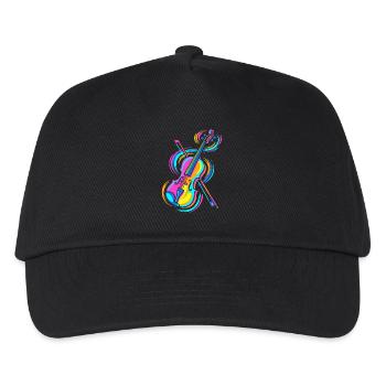 violon - Casquette de baseball Enfant - noir - Devant