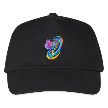 Kickboxer - Kinder Basecap - Schwarz - Vorne