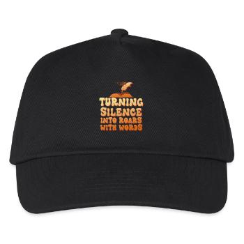 Turning Silence into Roars - Kids’ Baseball Cap - black - Front