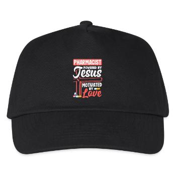 Apotheker Jesus Christian Pharmazeutischer - Kinder Basecap - Schwarz - Vorne
