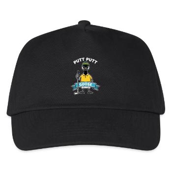 Golf Funny Goose - Kids’ Baseball Cap - black - Front