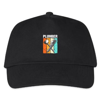 Plumber Plumber - Kids’ Baseball Cap - black - Front