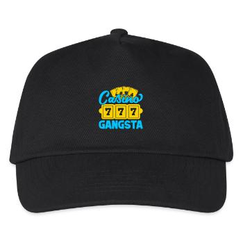 Gambling Fan Casino Gangsta Casino - Kinder Basecap - Schwarz - Vorne